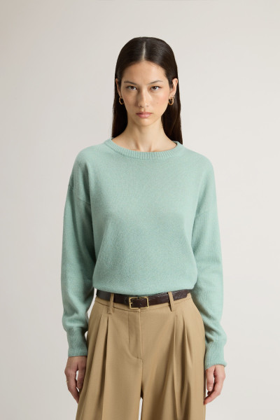 PULÓVER WOOLRICH COMFORT WOOL CASH CREWNECK - Kép 1