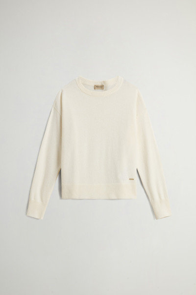 PULÓVER WOOLRICH COMFORT WOOL CASH CREWNECK - Kép 5