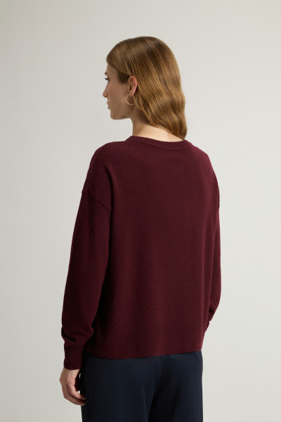 PULÓVER WOOLRICH COMFORT WOOL CASH CREWNECK - Kép 3