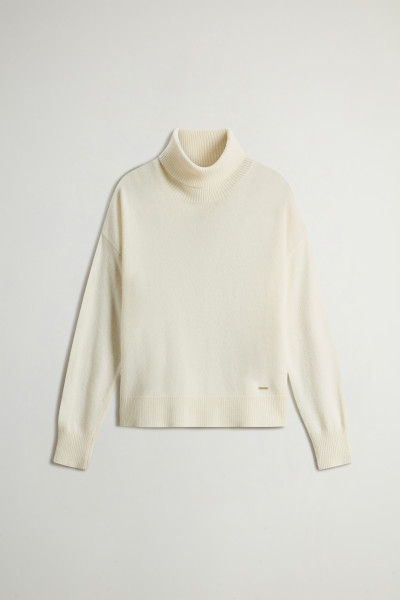GARBÓ WOOLRICH COMFORT WOOL CASH TURTLENECK - Kép 5