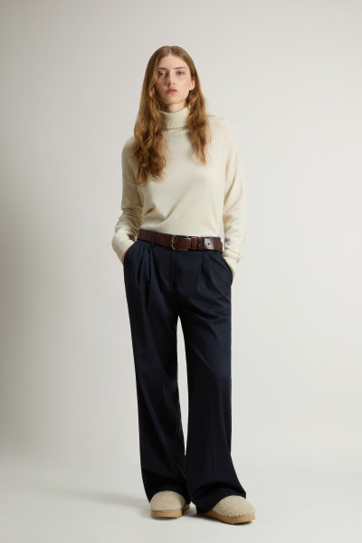 GARBÓ WOOLRICH COMFORT WOOL CASH TURTLENECK - Kép 2