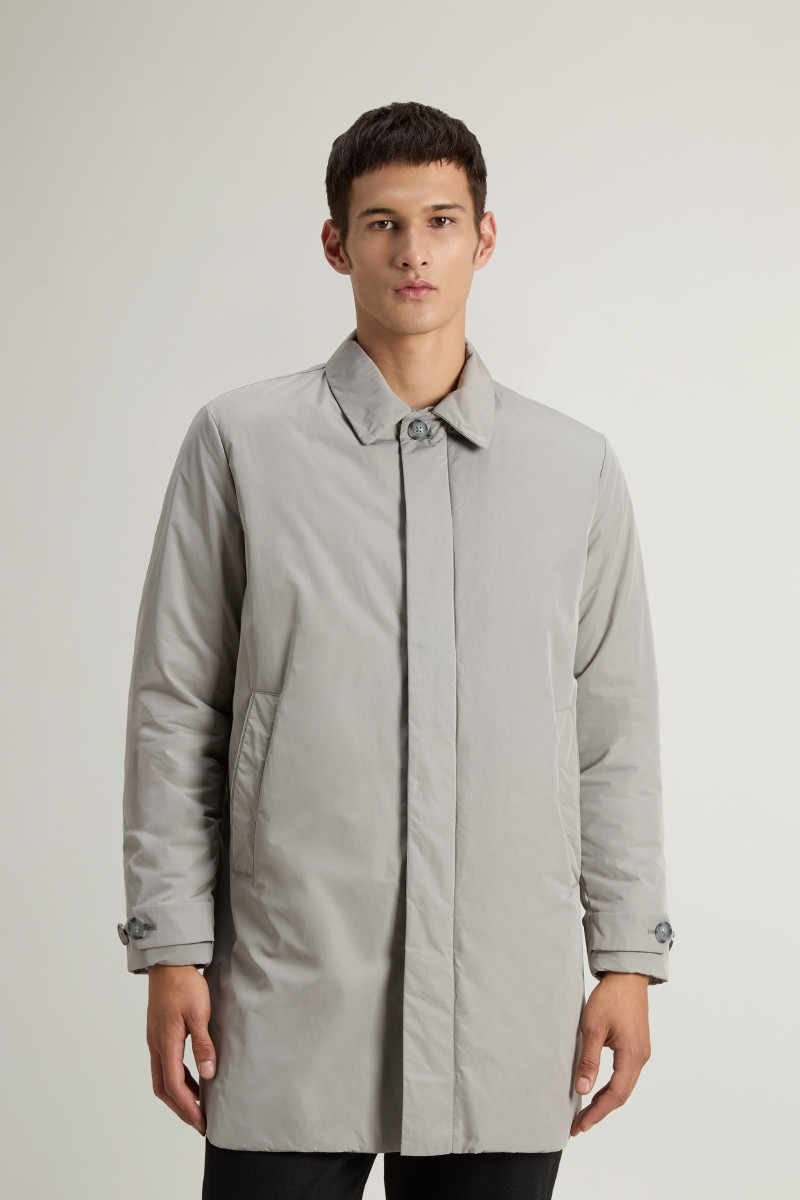 Kabát Woolrich Peached Urban Touch Coat Off Taupe