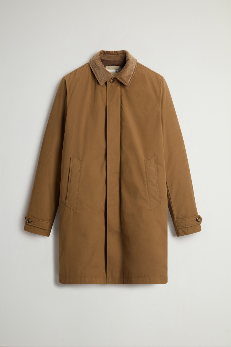 Kabát Woolrich Mountain Cloth 2In1 Lamar Coat Coffee