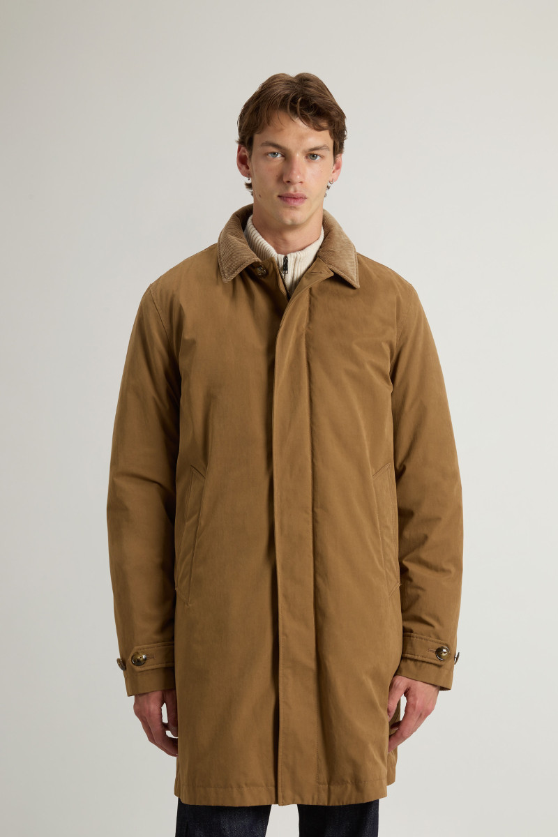 Kabát Woolrich Mountain Cloth 2In1 Lamar Coat Coffee