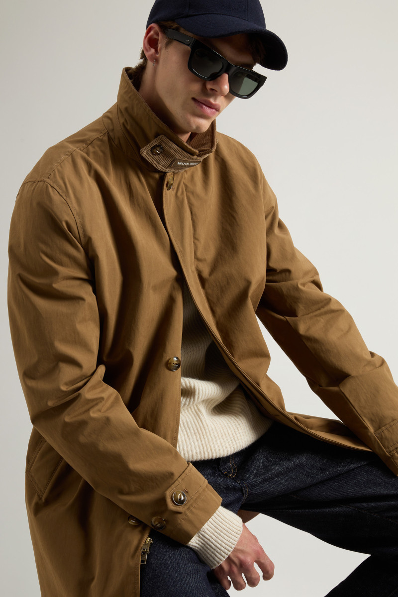 Kabát Woolrich Mountain Cloth 2In1 Lamar Coat Coffee