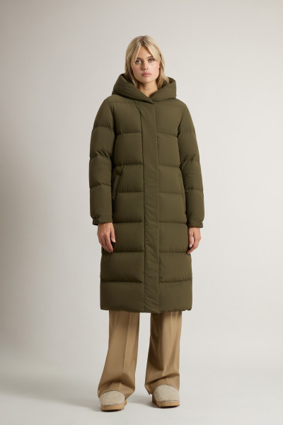 KABÁT WOOLRICH CLOUD MADISON LONG COAT - Fotografie č. 1
