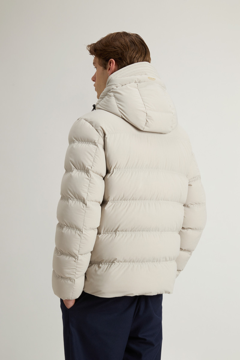 Bunda Woolrich Matt Stretch Puffer Jacket Dove