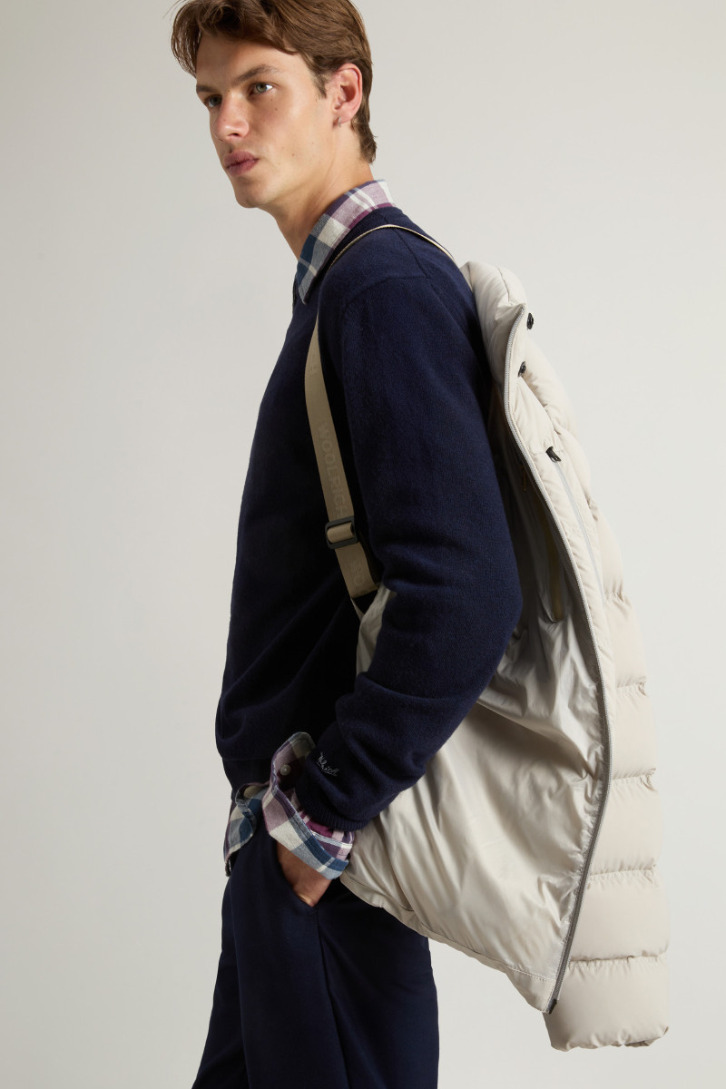 Bunda Woolrich Matt Stretch Puffer Jacket Dove
