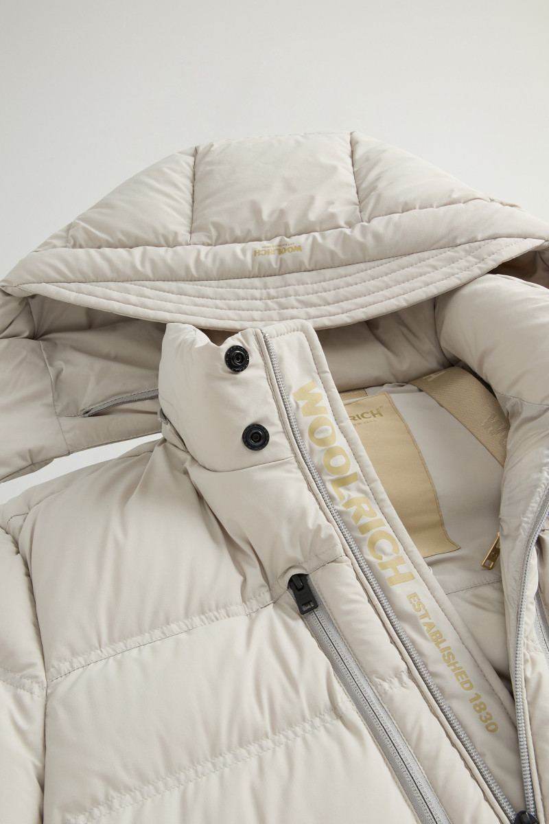 Bunda Woolrich Matt Stretch Puffer Jacket Dove