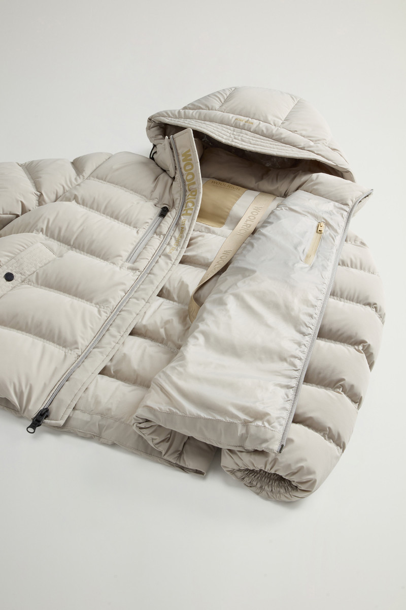 Bunda Woolrich Matt Stretch Puffer Jacket Dove