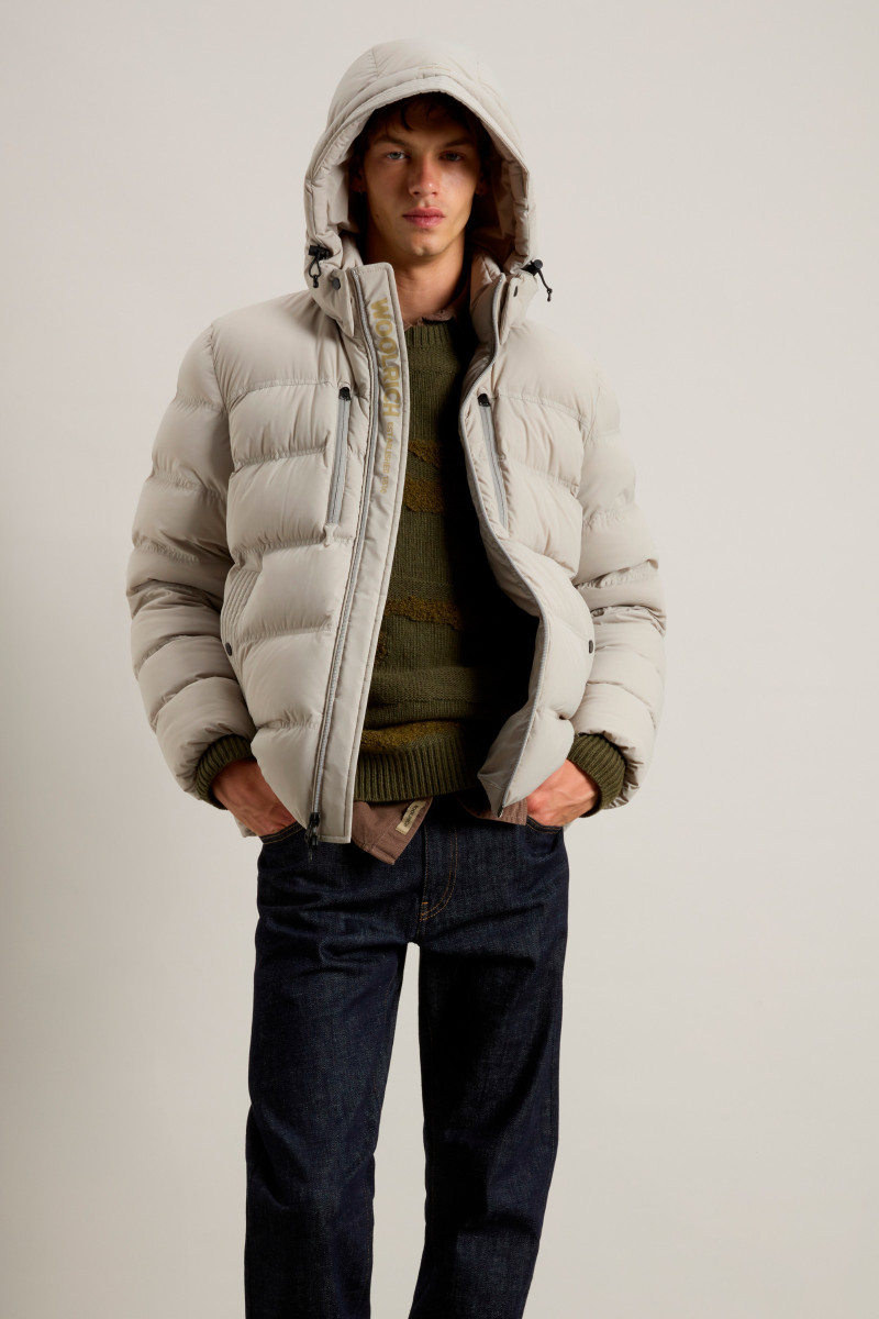 Bunda Woolrich Matt Stretch Puffer Jacket Dove