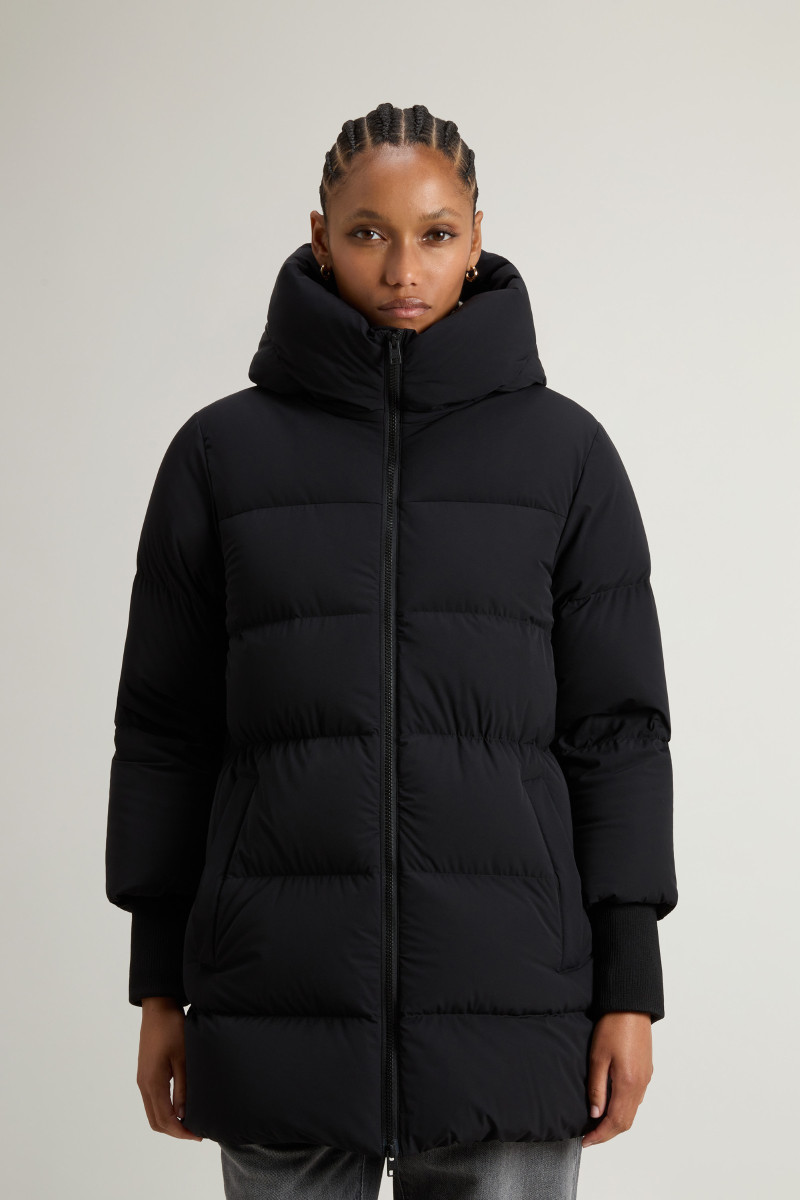 Kabát Woolrich Cloud Madison Coat Black