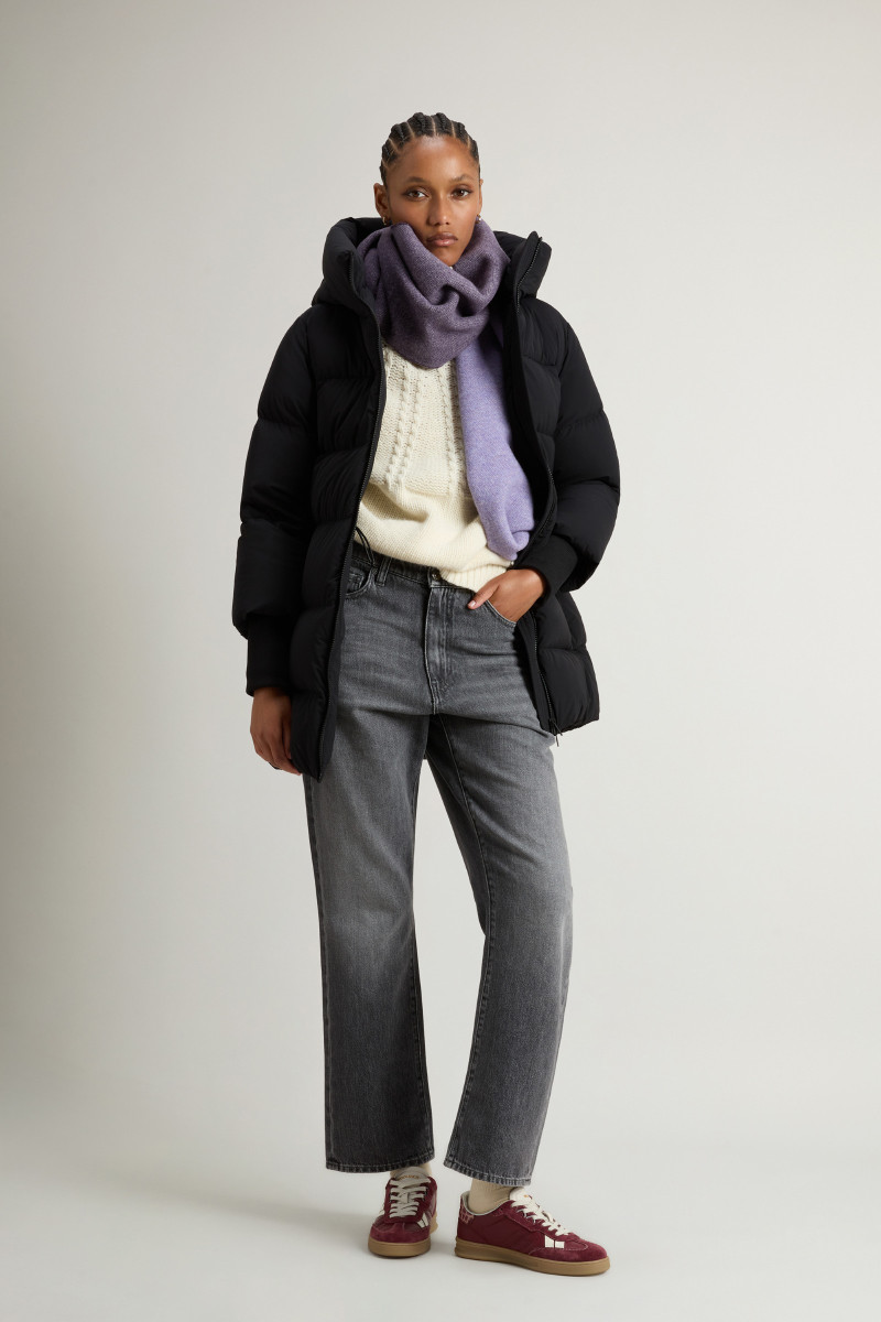Kabát Woolrich Cloud Madison Coat Black