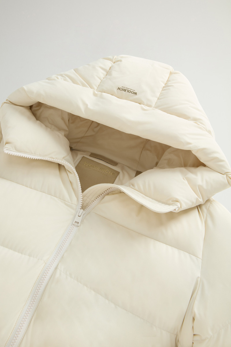 Kabát Woolrich Cloud Madison Coat Milky Cream