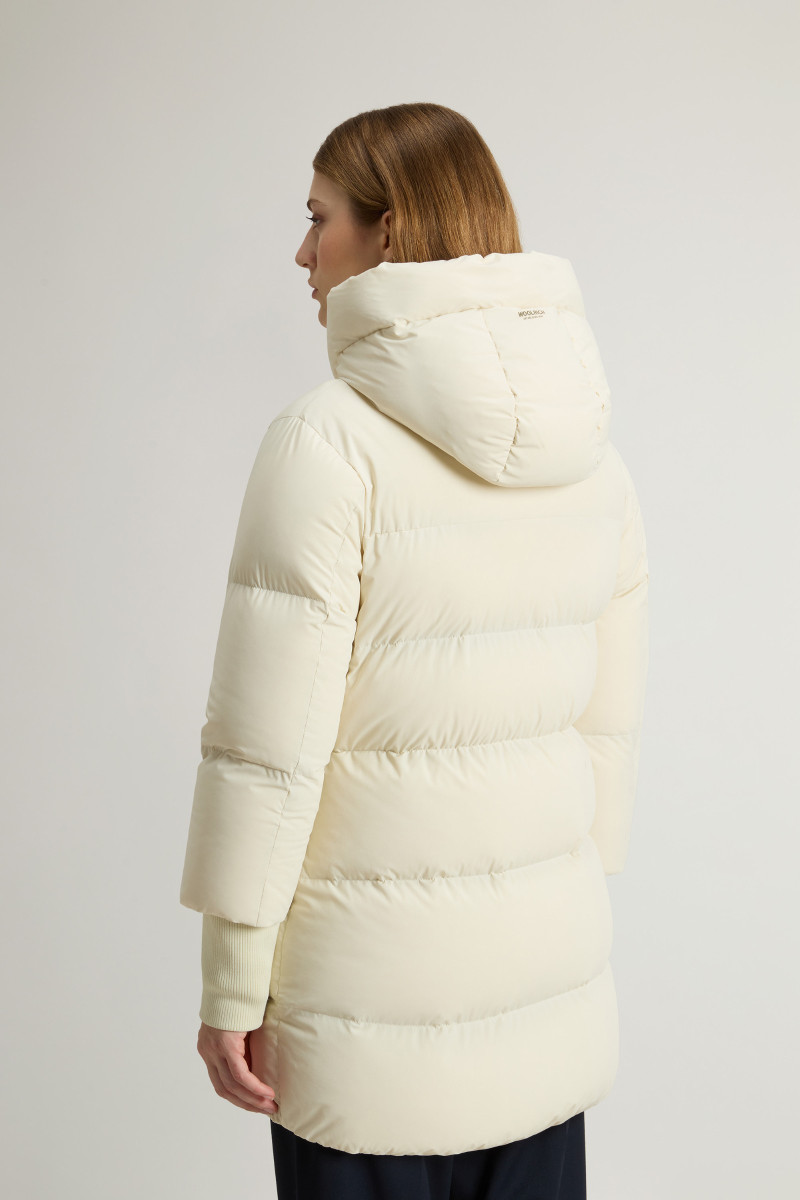 Kabát Woolrich Cloud Madison Coat Milky Cream