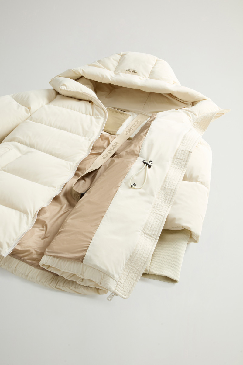 Kabát Woolrich Cloud Madison Coat Milky Cream