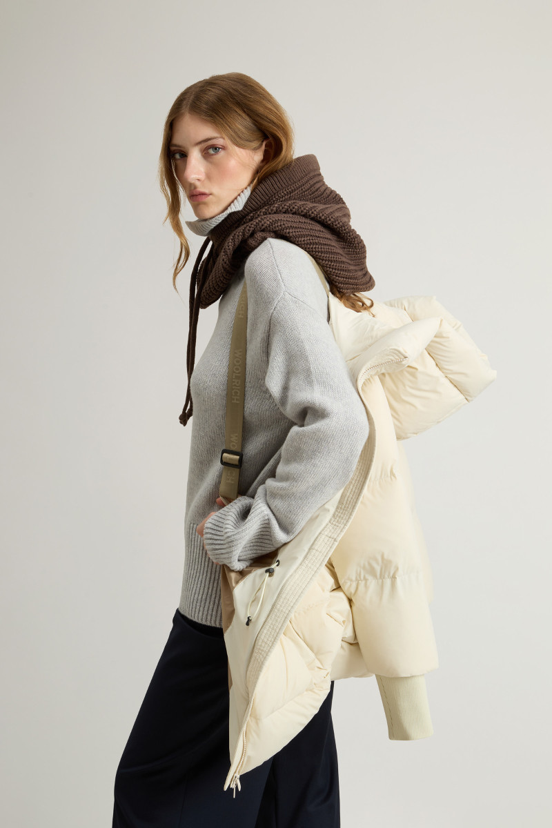 Kabát Woolrich Cloud Madison Coat Milky Cream