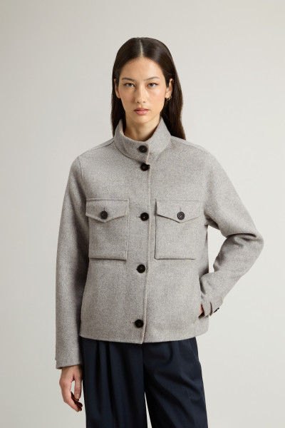 BUNDA WOOLRICH DOUBLE WOOL JACKET - Fotografie č. 1