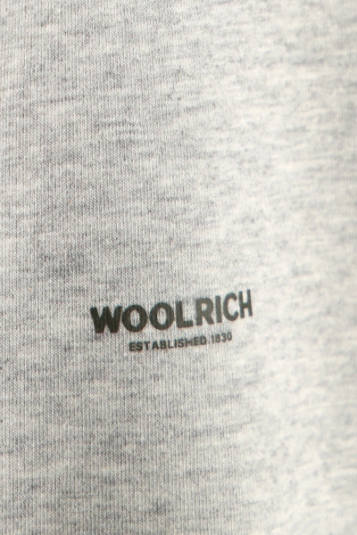 MELEGÍTŐ FELSŐ WOOLRICH LOGO INTERLOCK CREWNECK - Kép 4