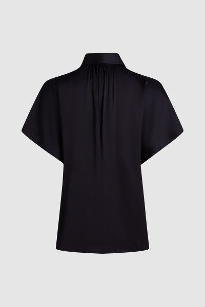 BLÚZ KARL LAGERFELD SLEEVELESS COLLAR BLOUSE - Kép 2