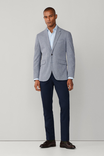 SAKO Hackett London BLUE HBONE KNIT CC - Fotografia č. 2