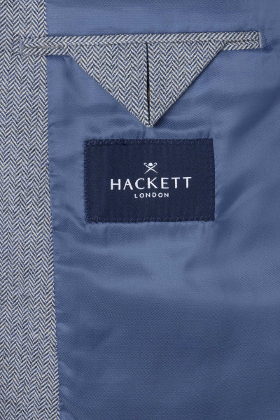 SAKO Hackett London BLUE HBONE KNIT CC - Fotografia č. 7