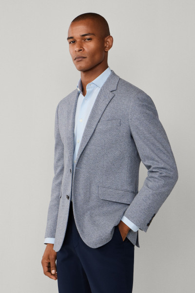 SAKO Hackett London BLUE HBONE KNIT CC - Fotografia č. 8