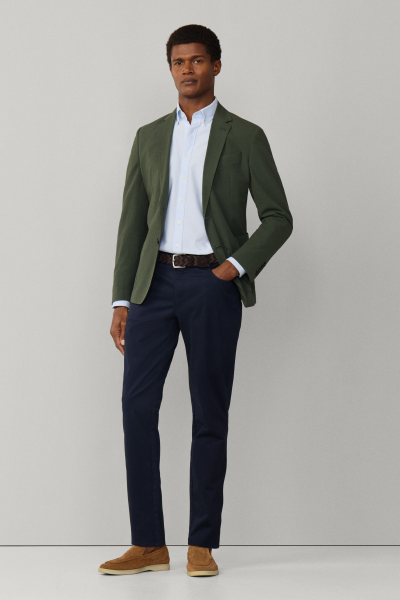 Džínsy Hackett London Core 5Pkt Trinity Navy Blazer