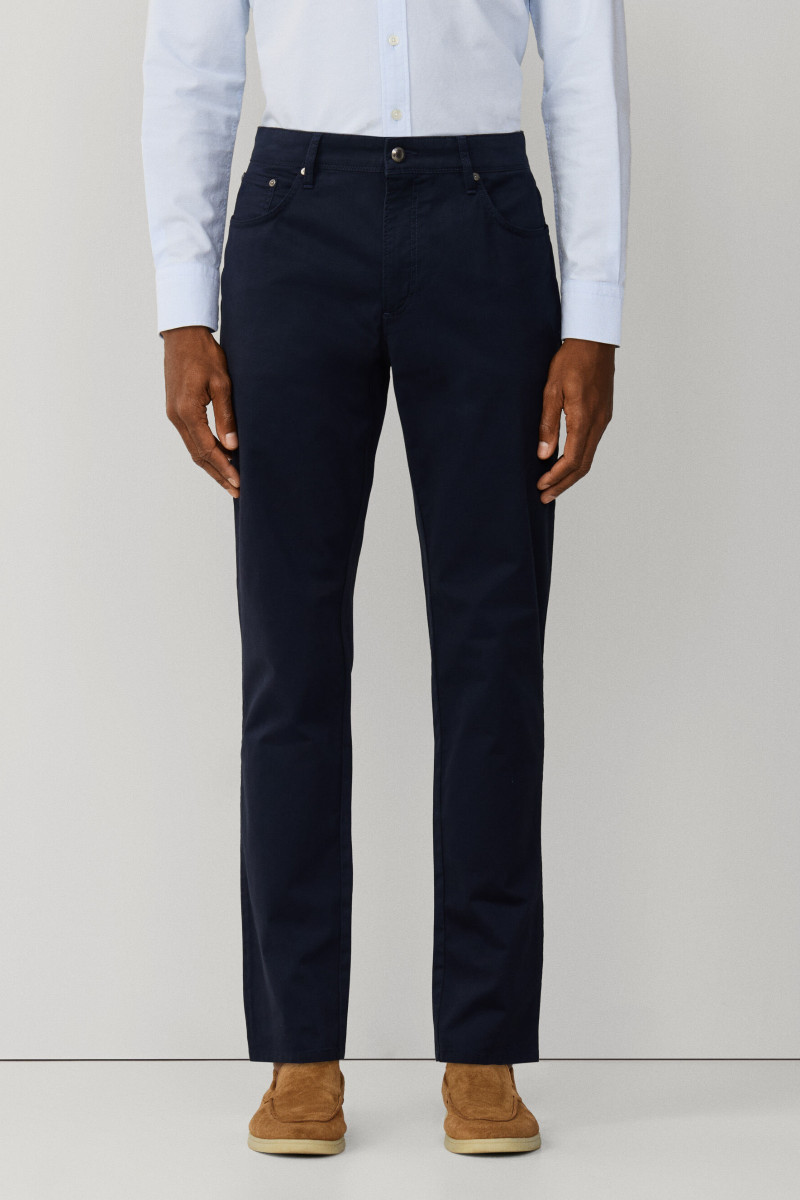 Džínsy Hackett London Core 5Pkt Trinity Navy Blazer