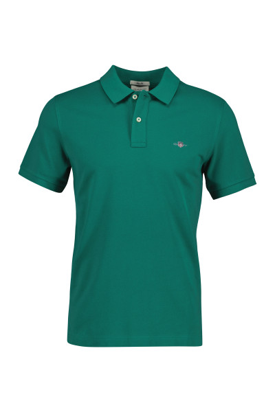 PÓLÓ GANT SLIM SHIELD SS PIQUE POLO - Kép 1