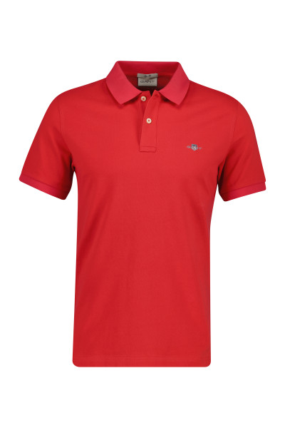 PÓLÓ GANT SLIM SHIELD SS PIQUE POLO - Kép 1