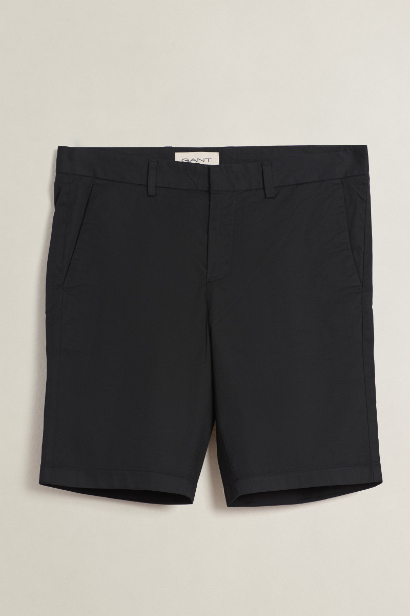 E-shop ŠORTKY GANT SLIM SPORTS CHINO SHORTS BLACK