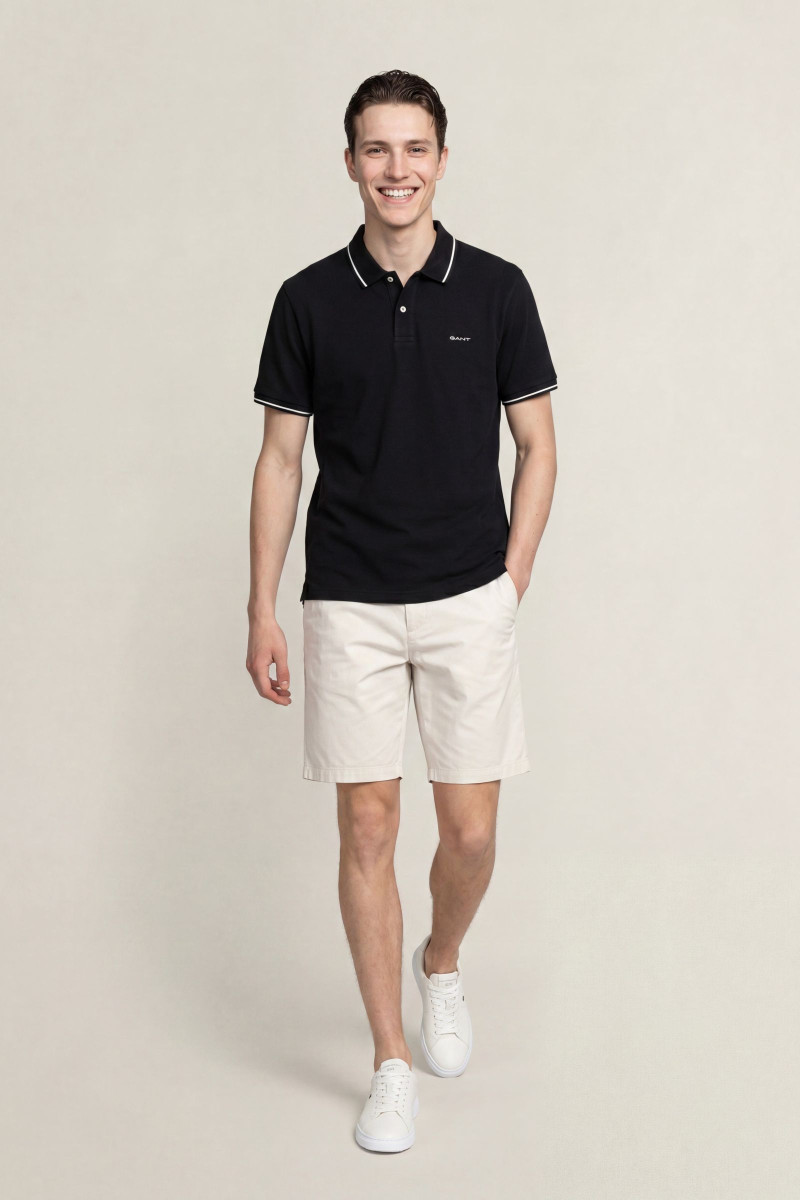 ŠORTKY GANT SLIM SPORTS CHINO SHORTS SAND