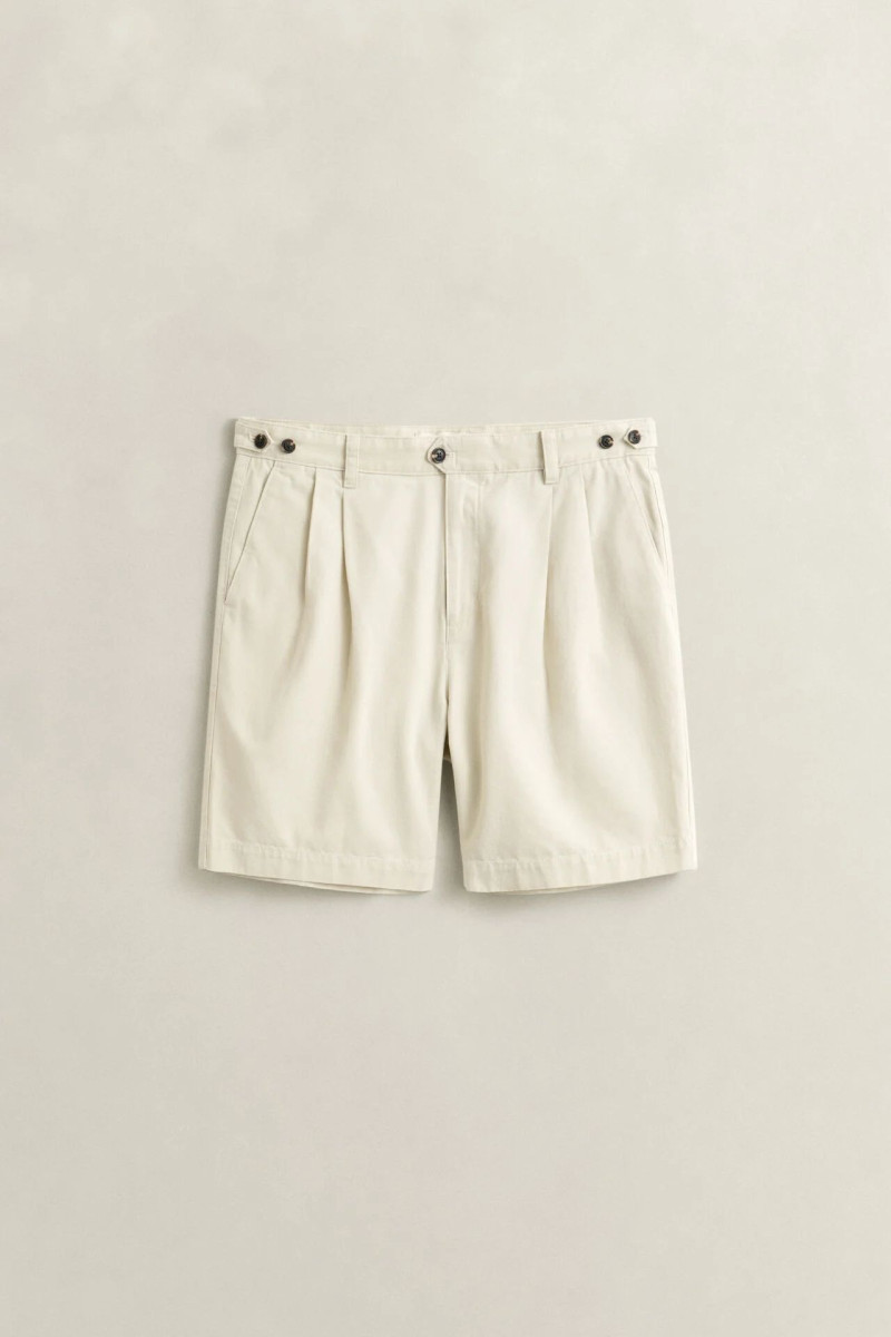 ŠORTKY GANT REL LIGHT CANVAS CHINO SHORTS SAND