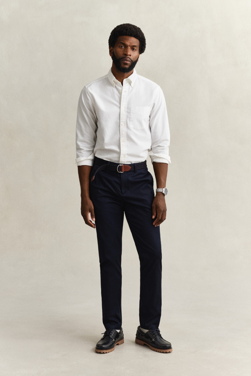 E-shop KALHOTY GANT SLIM SPORTS CHINOS EVENING BLUE