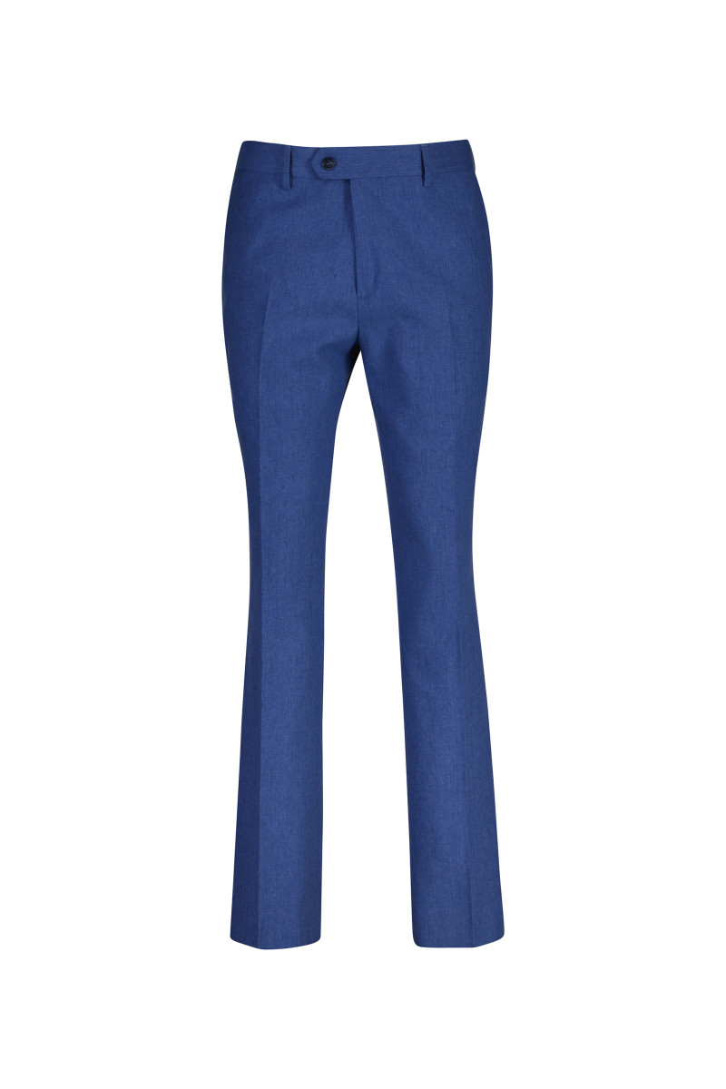 NOHAVICE GANT COTTON / LINEN SUIT PANTS FADED DENIM