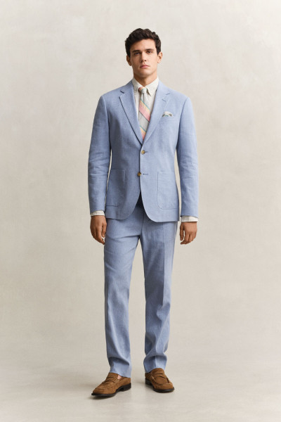 NADRÁG GANT COTTON / LINEN SUIT PANTS - Kép 1
