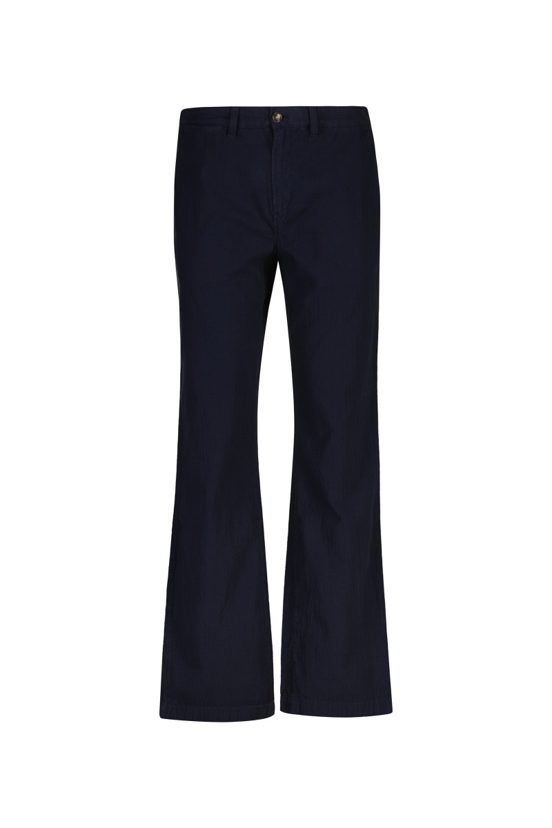 KALHOTY GANT REG GMNT DYED SEERSUCKER PANTS EVENING BLUE