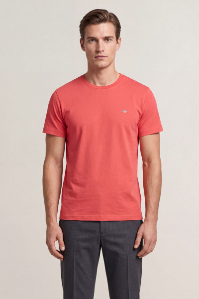 TRIČKO GANT SLIM SHIELD SS T-SHIRT - Fotografia č. 1