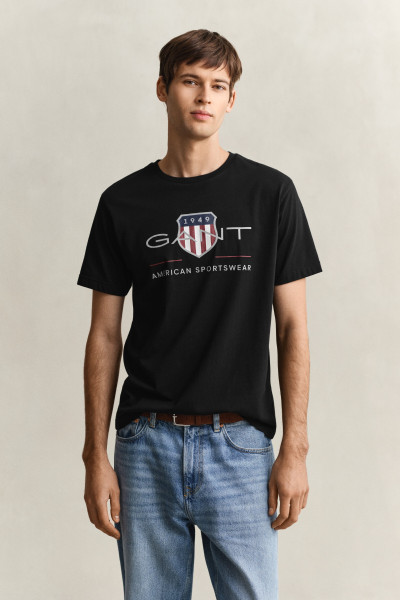 PÓLÓ GANT REG ARCHIVE SHIELD SS T-SHIRT - Kép 1