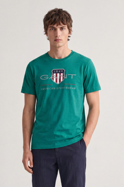 PÓLÓ GANT REG ARCHIVE SHIELD SS T-SHIRT - Kép 1