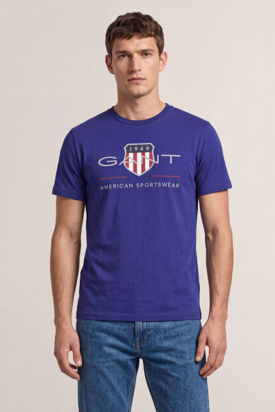 PÓLÓ GANT REG ARCHIVE SHIELD SS T-SHIRT - Kép 1