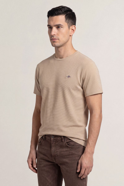 PÓLÓ GANT TEXTURE SS T-SHIRT - Kép 1