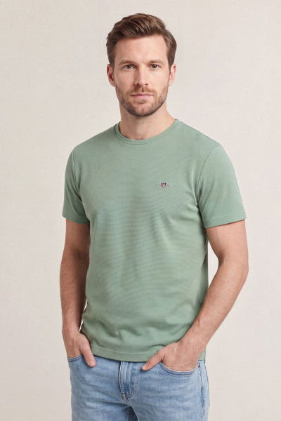PÓLÓ GANT TEXTURE SS T-SHIRT - Kép 1