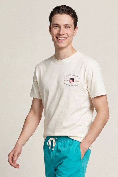 TRIČKO GANT GRAPHIC SS TSHIRT - Fotografia č. 1
