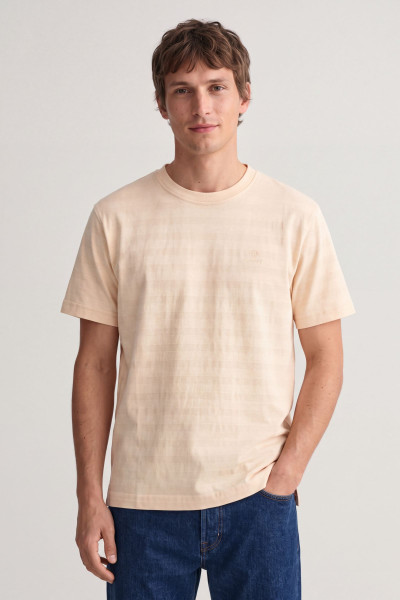 TRIČKO GANT TEXTURE STRIPE SS TSHIRT - Fotografia č. 1