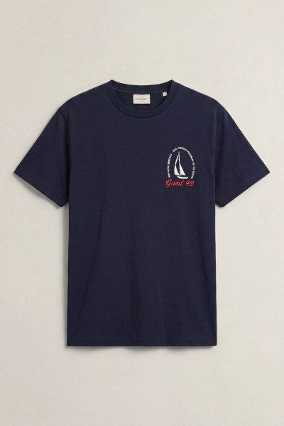 PÓLÓ GANT GRAPHIC SS TSHIRT - Kép 1