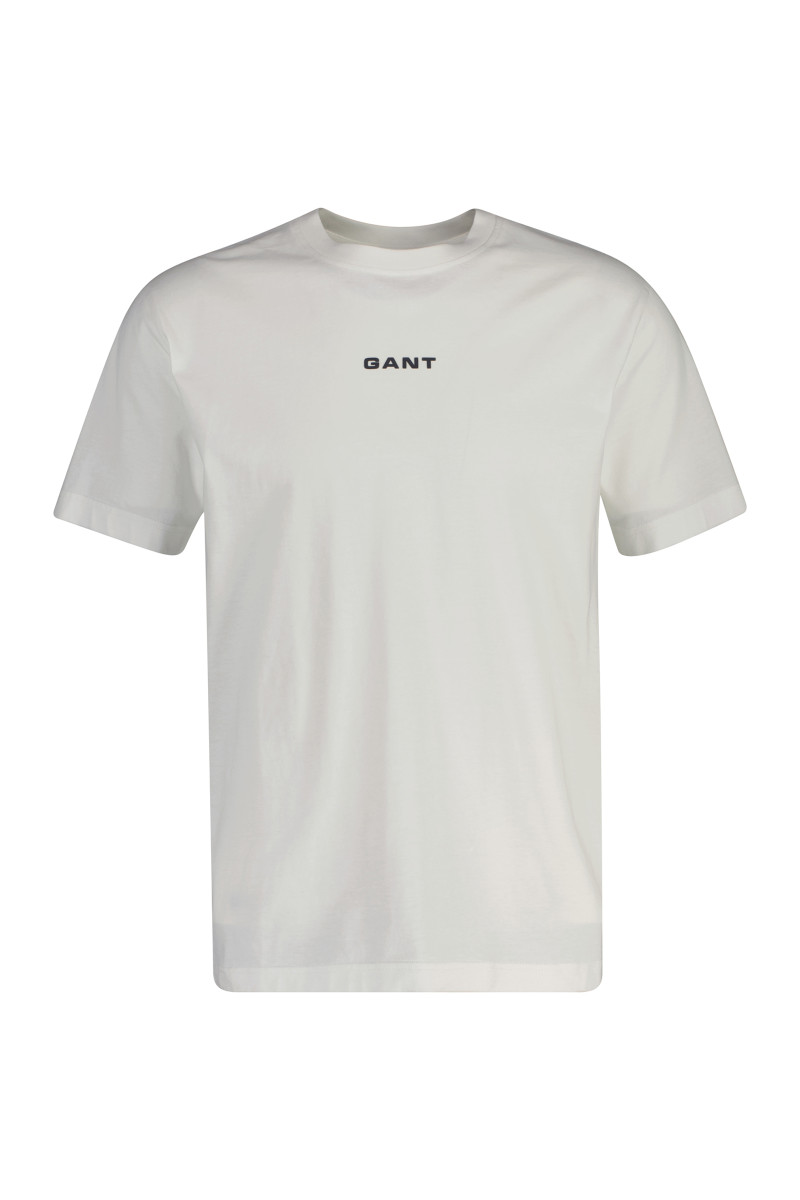 TRIČKO GANT SMALL GRAPHIC SS TSHIRT CREAMED WHITE