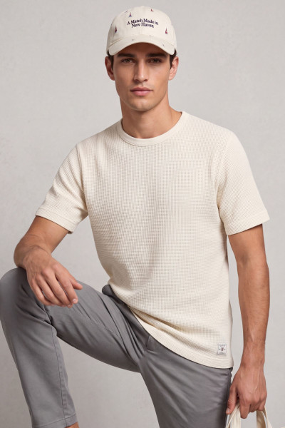 TRIČKO GANT WASHED WAFFLE SS TSHIRT - Fotografia č. 1