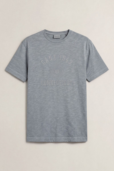 TRIČKO GANT TONAL EMBROIDERED SS TSHIRT - Fotografie č. 1